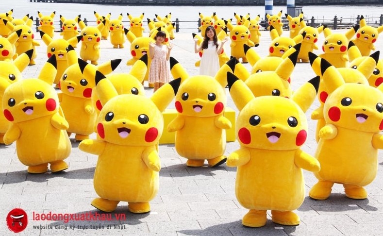 Sôi sục từng giây “Lễ hội Pikachu” siêu dễ thương tại Nhật Bản