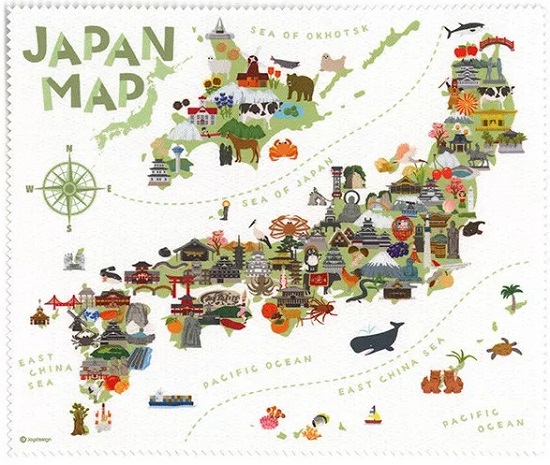 Bản đồ Nhật Bản - khám phá thú vị về đất nước Nhật Bản