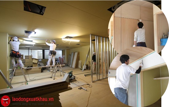 Siêu khủng: Đơn hàng tuyển 90 nam làm hoàn thiện nội thất tại tỉnh Kanagawa