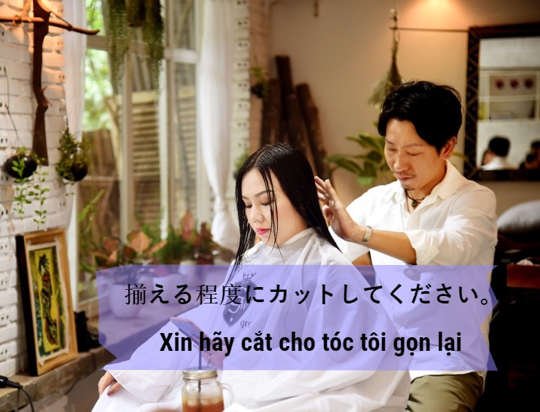 CHÚ Ý 150 từ vựng tiếng Nhật khi đi cắt tóc ở Nhật