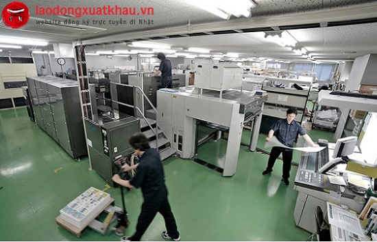 Tuyển 16 Nam đi xuất khẩu lao động làm in ấn tại Saitama Nhật Bản